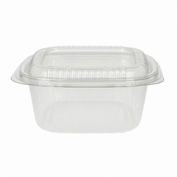 750cc rPET Square Hinged Salad Container