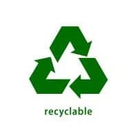 750cc rPET Square Hinged Salad Container 2