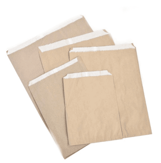 Greaseproof Brown Lined Bag (1lb) (6"x10")