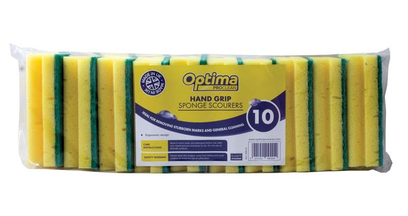 Hand Sponge Scourers (Pack of 10)