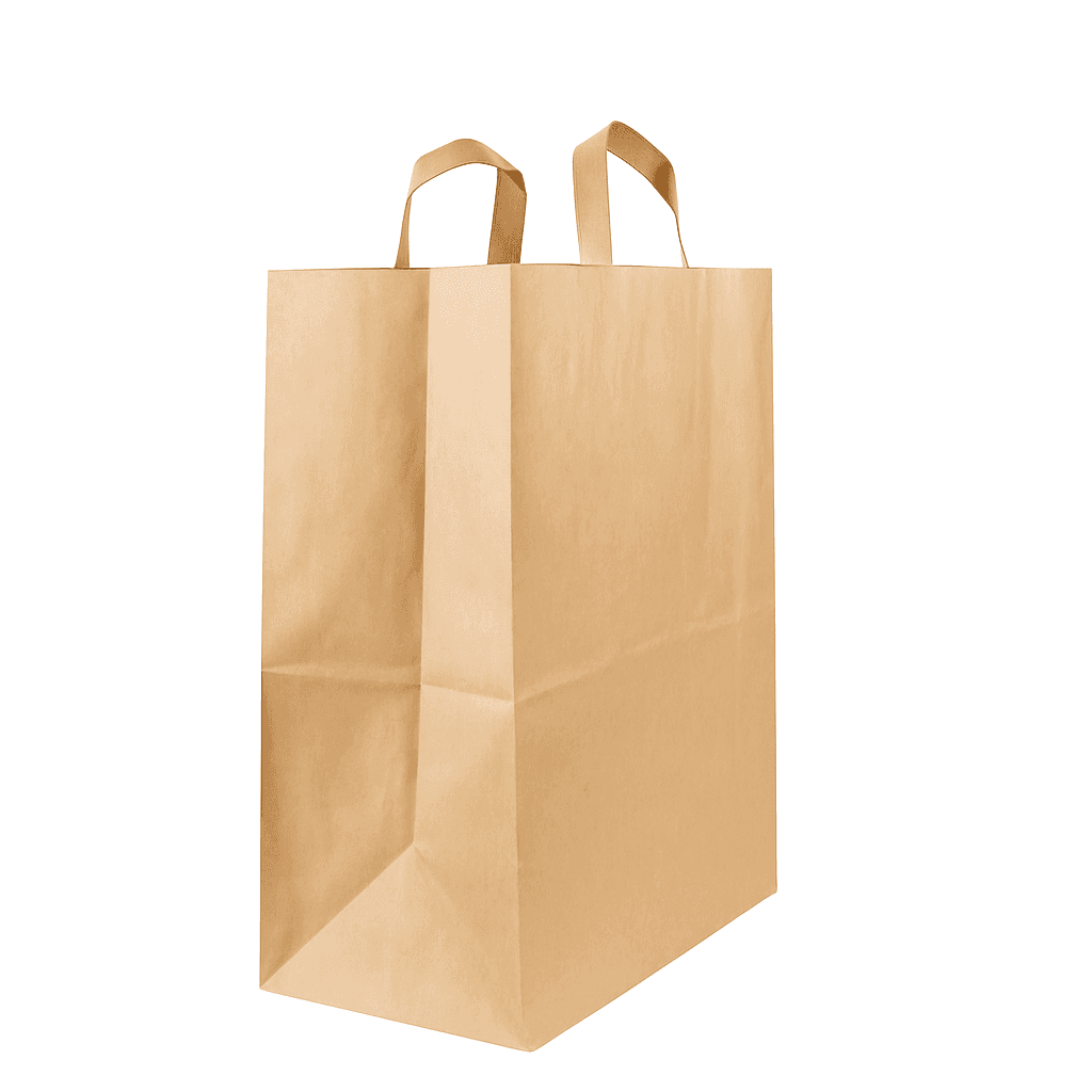 Small Kraft Carrier Bag (190x80x250mm)