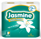 Jasmin Toilet Roll 2 Ply (200 Sheets)