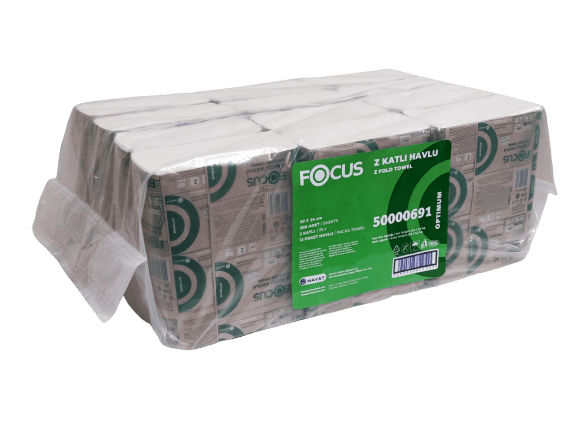 Focus Optimim Z-Fold Towel White (2ply)  2