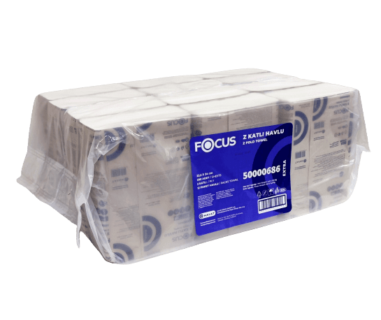 Focus Z-Fold Towel White (2ply)  2