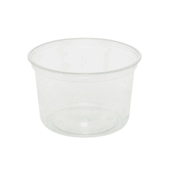 16oz Clear Round Deli Container RPET 2