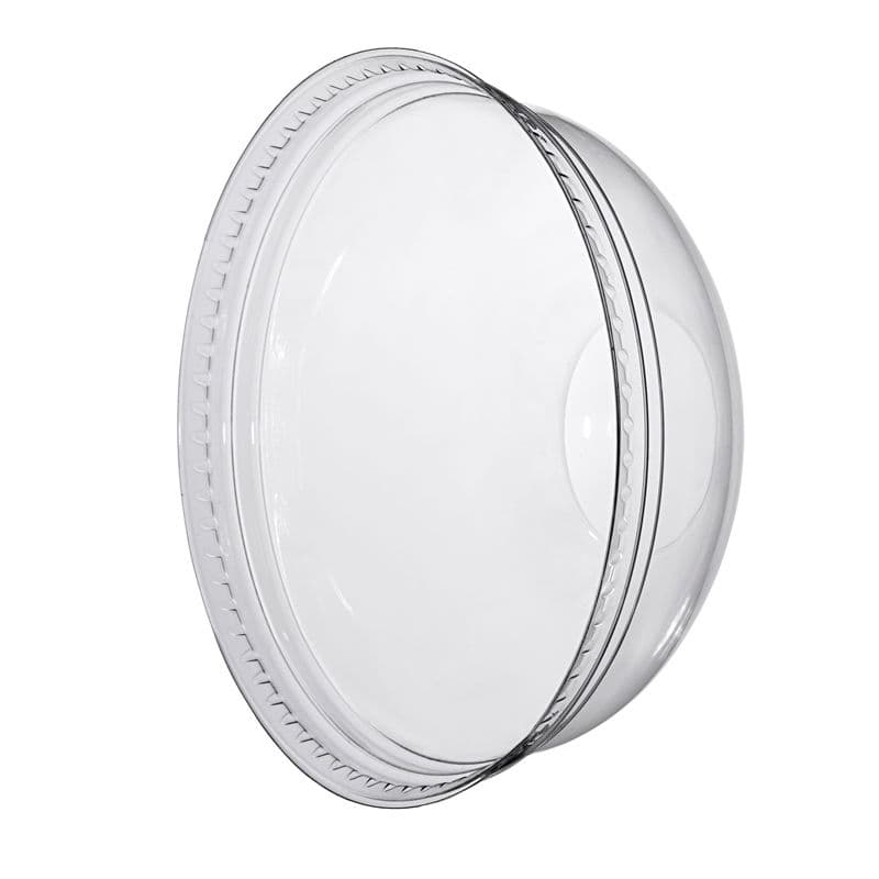 78mm Clear rPET Dome Lids (S/Slot)