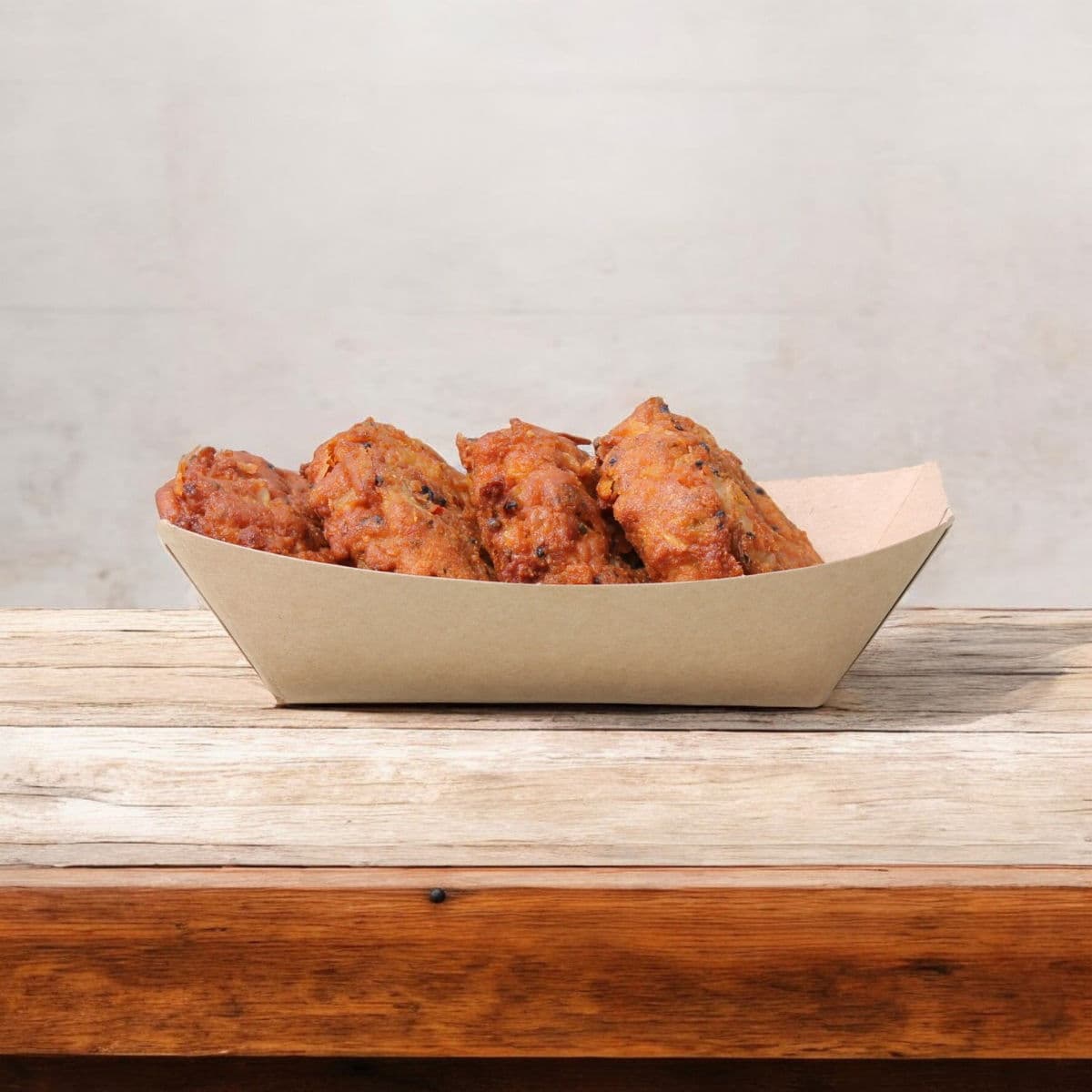 1/2 lb Kraft Paper Food Tray 2