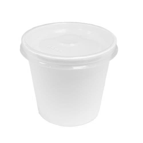 4oz White Paper Portion Pot