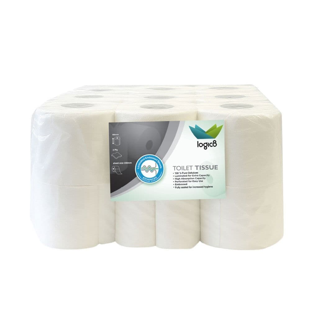 Logic8 Toilet Roll (200 Sheets, 2-Ply)