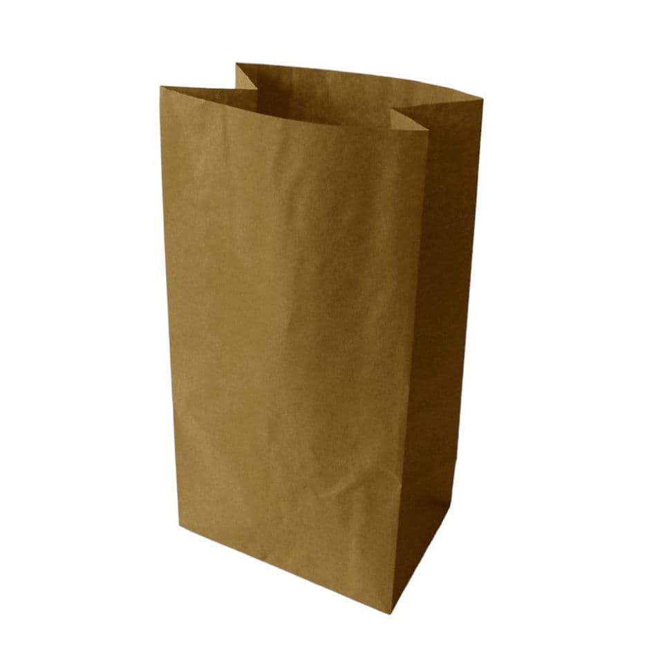 SOS Kraft Takeaway Bags (7x11x13)