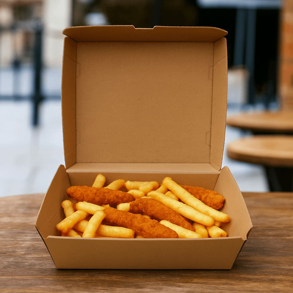 #12 Corrugated Clamshell 2