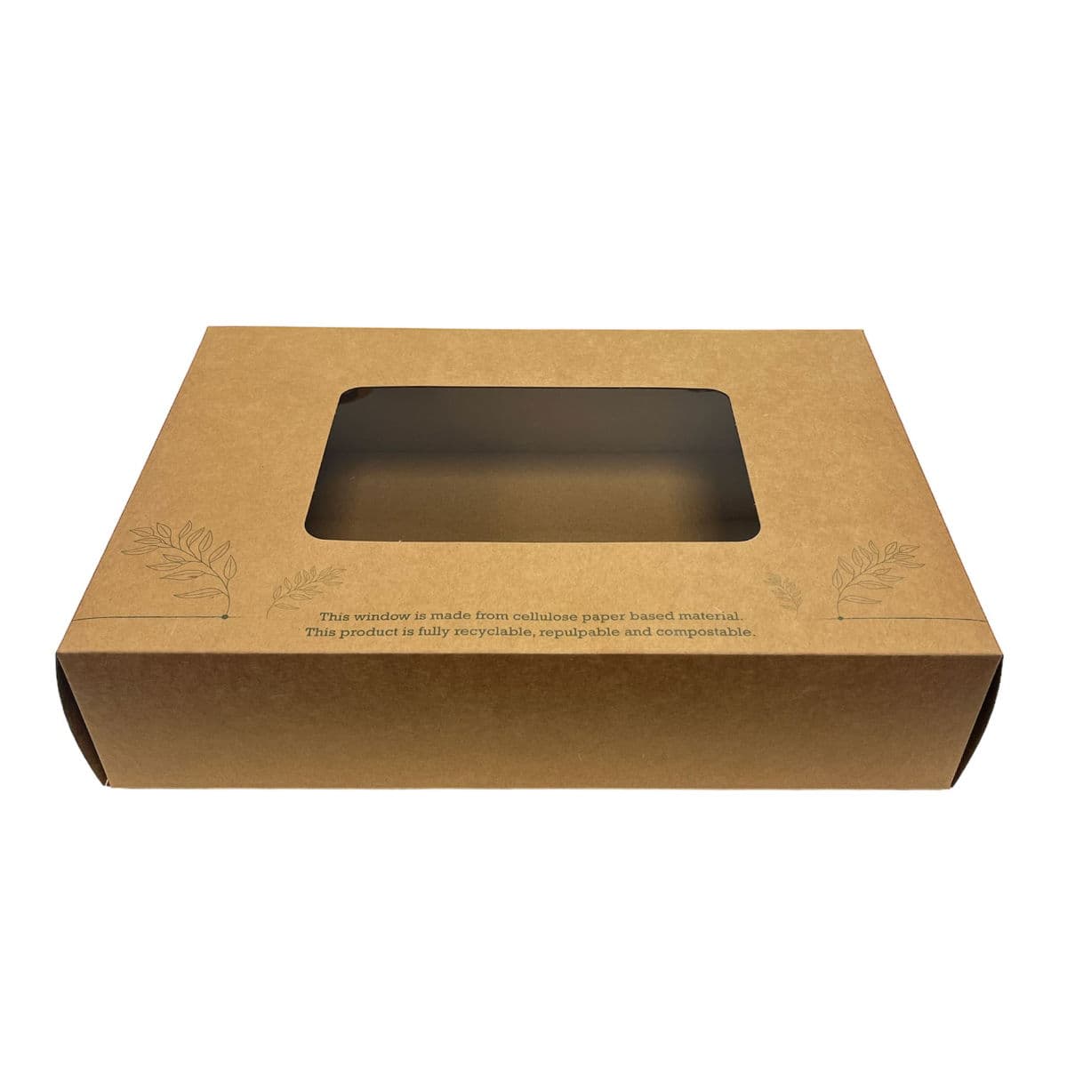 Medium Kraft Platter Box with Insert (350 x 240mm)