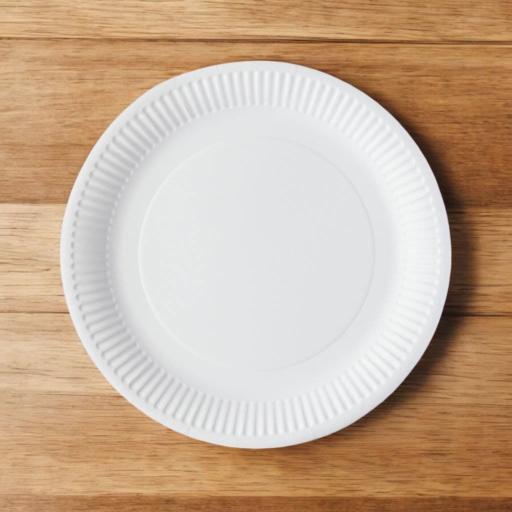 White Paper Plates (6") 2