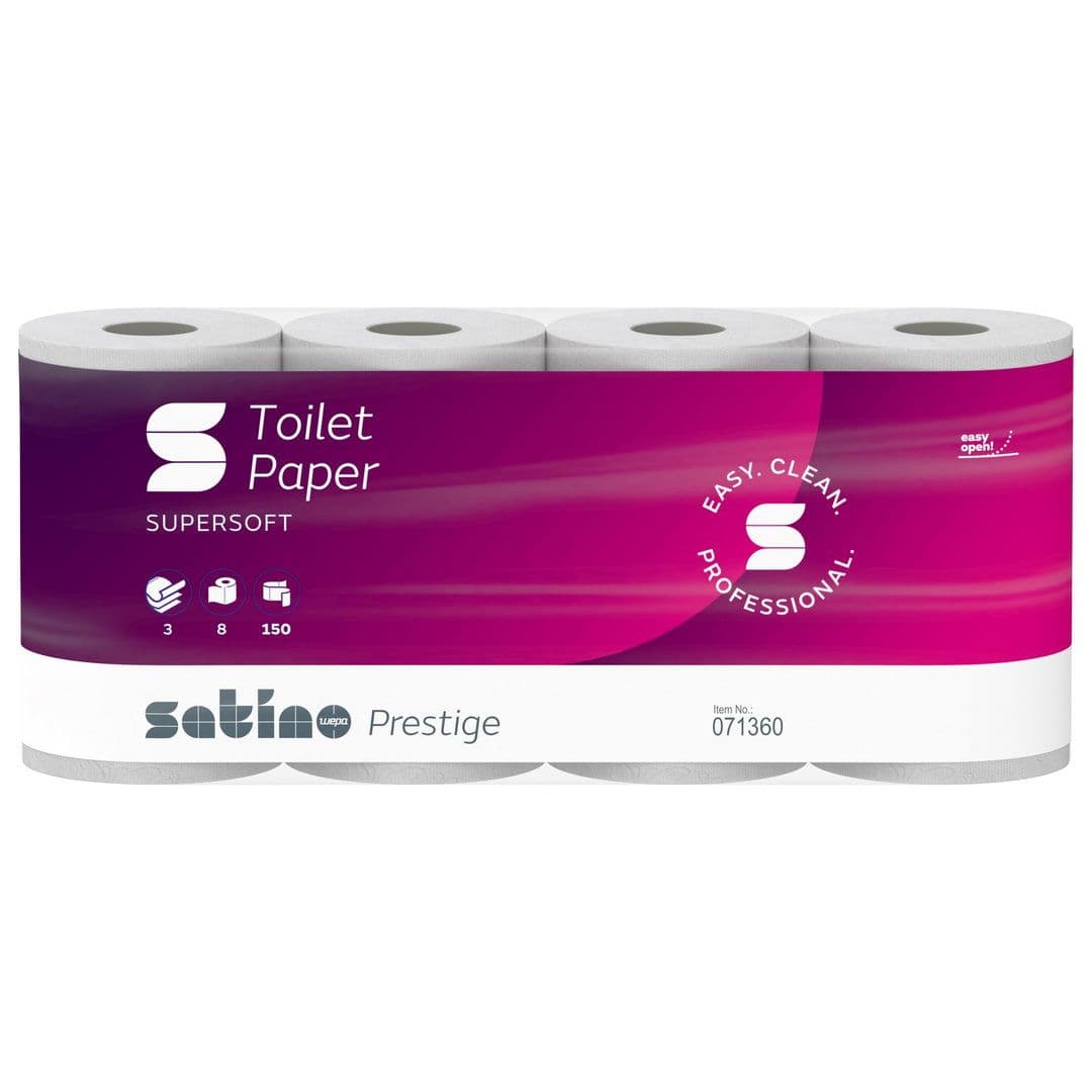 3ply Satino Prestige 150 Sheets Toilet Paper Eco 2
