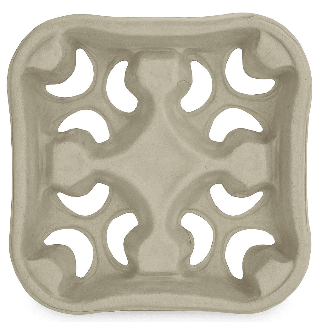 4 Cup Pulp Carrier Tray