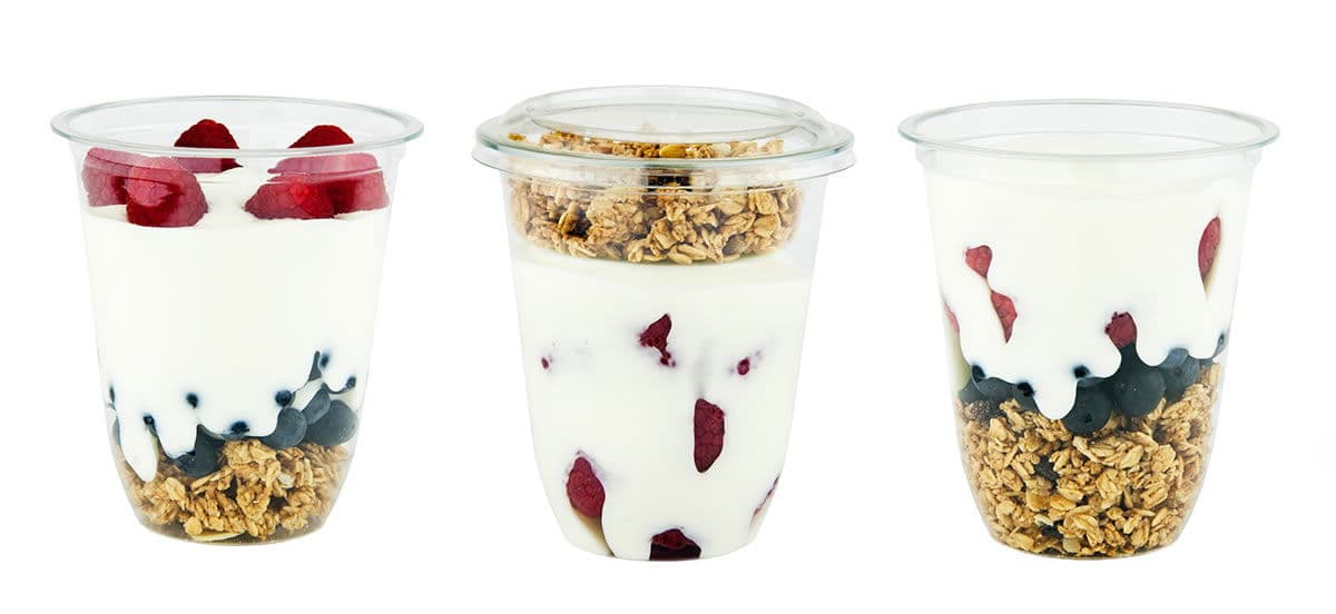 14oz 450ml Deli Pot Tri-pot PET 2