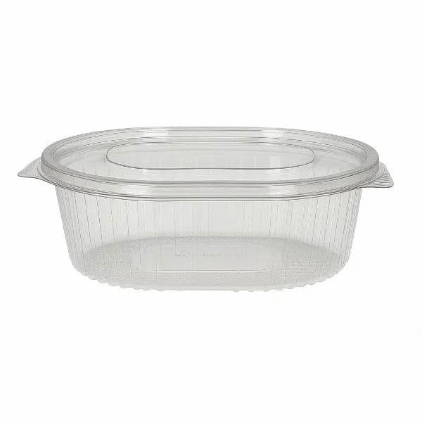 375cc rPET Oval Hinged Salad Container