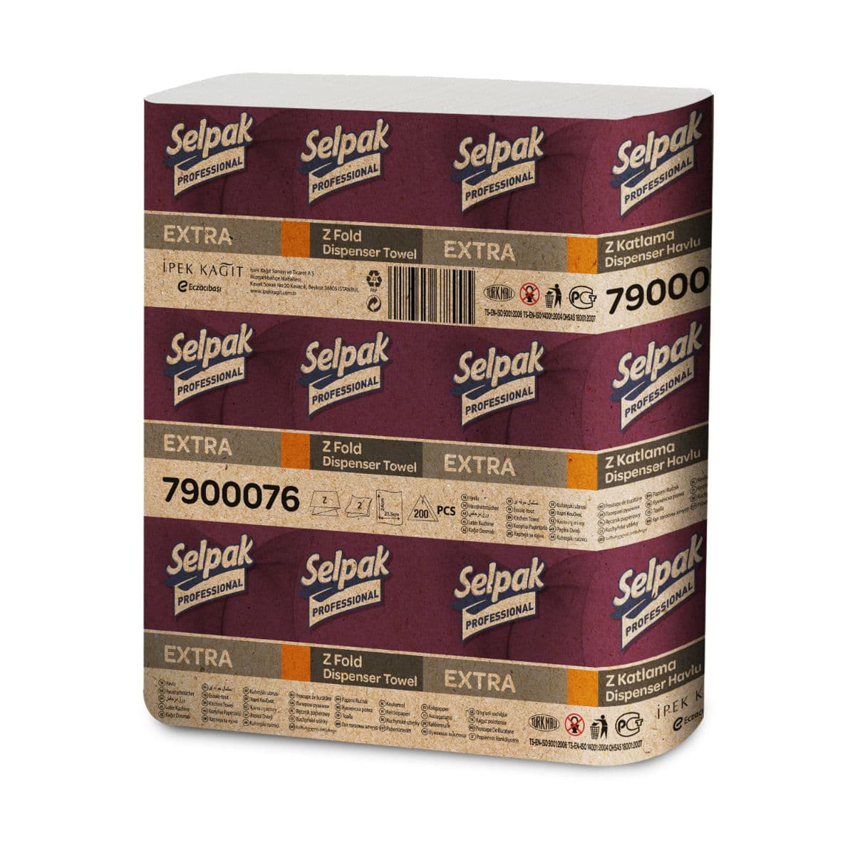 2ply Selpak Zfold White Hand Towels