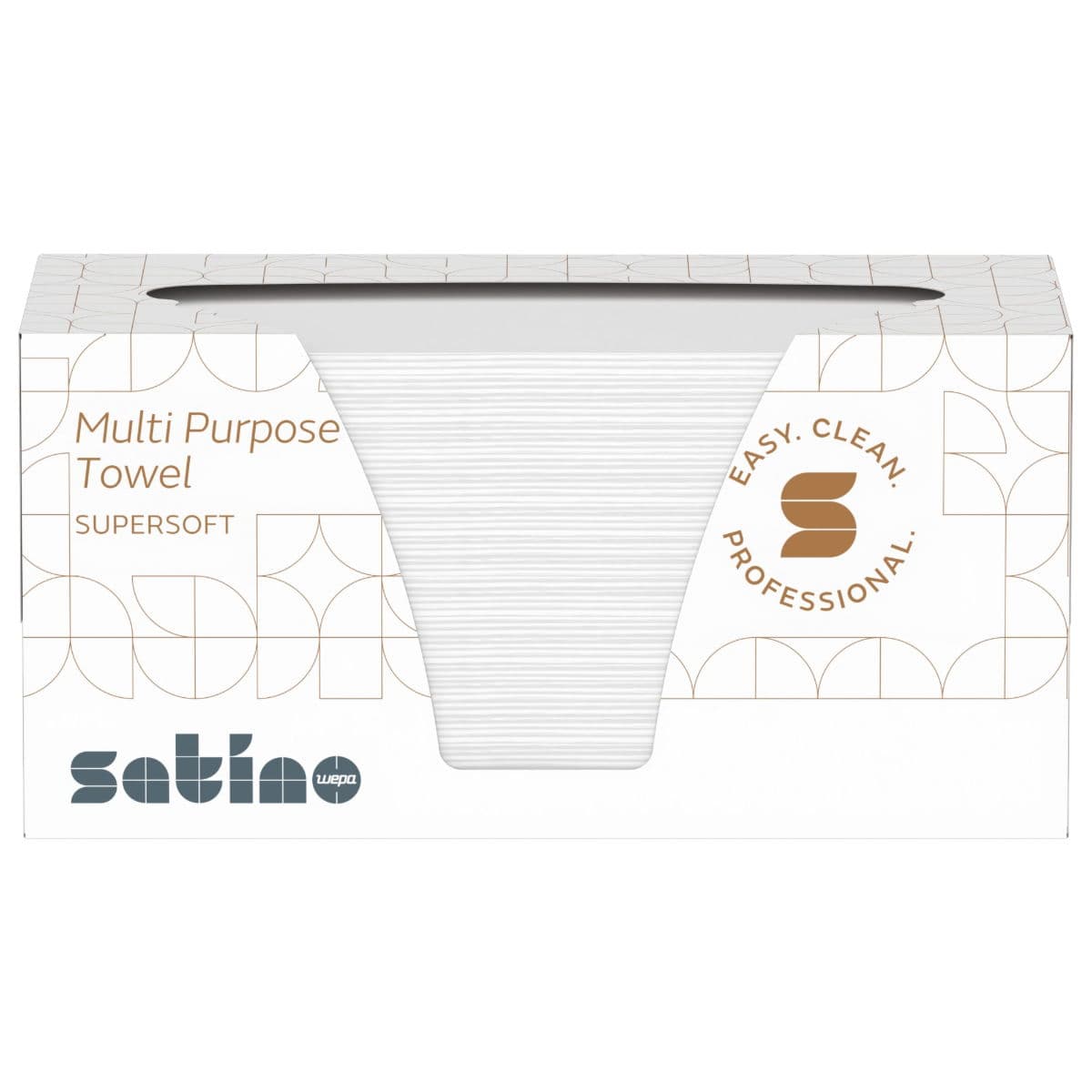 2ply Satino 22x21cm Multi-Purpose Hand Towel Box 2