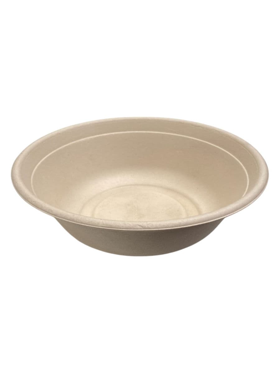 1000cc Compostable Unbleached Pulp Bowl (32oz)