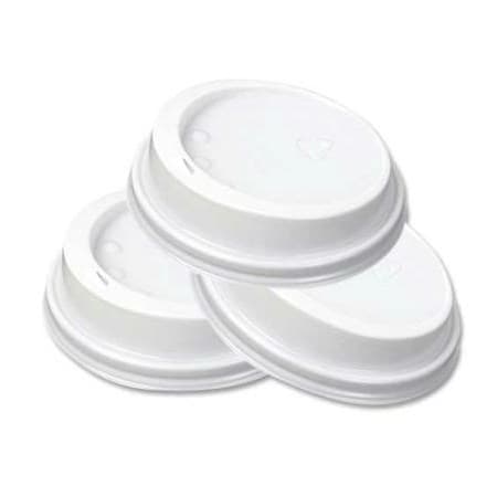 12/16oz Recyclable Sip Thru Lid (White)
