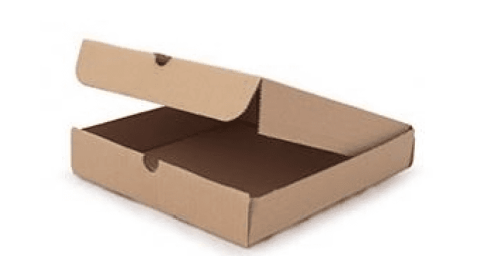 Pizza Slice Box Kraft Brown Plain (6x12")