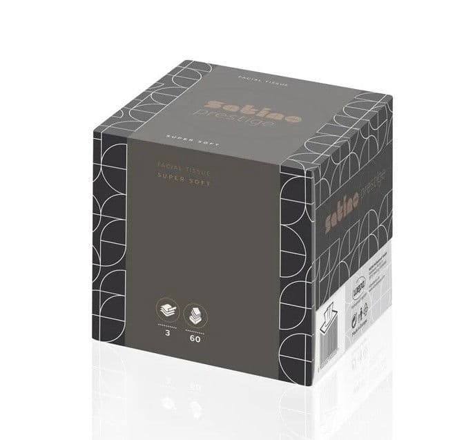 3-Ply Satino Prestige Facial Tissues 4