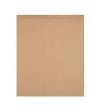 Flat Brown Kraft Bags 3lb (8".5x11")