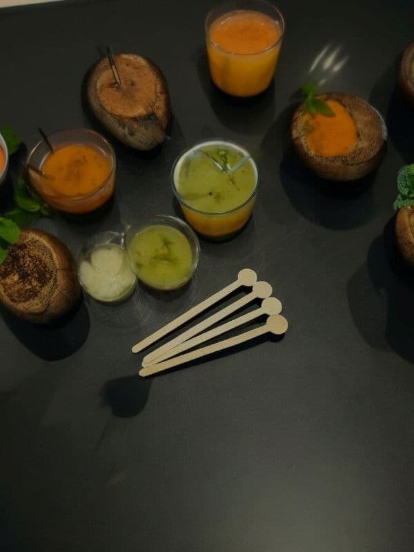 150mm Wooden Cocktail Stirrer 2