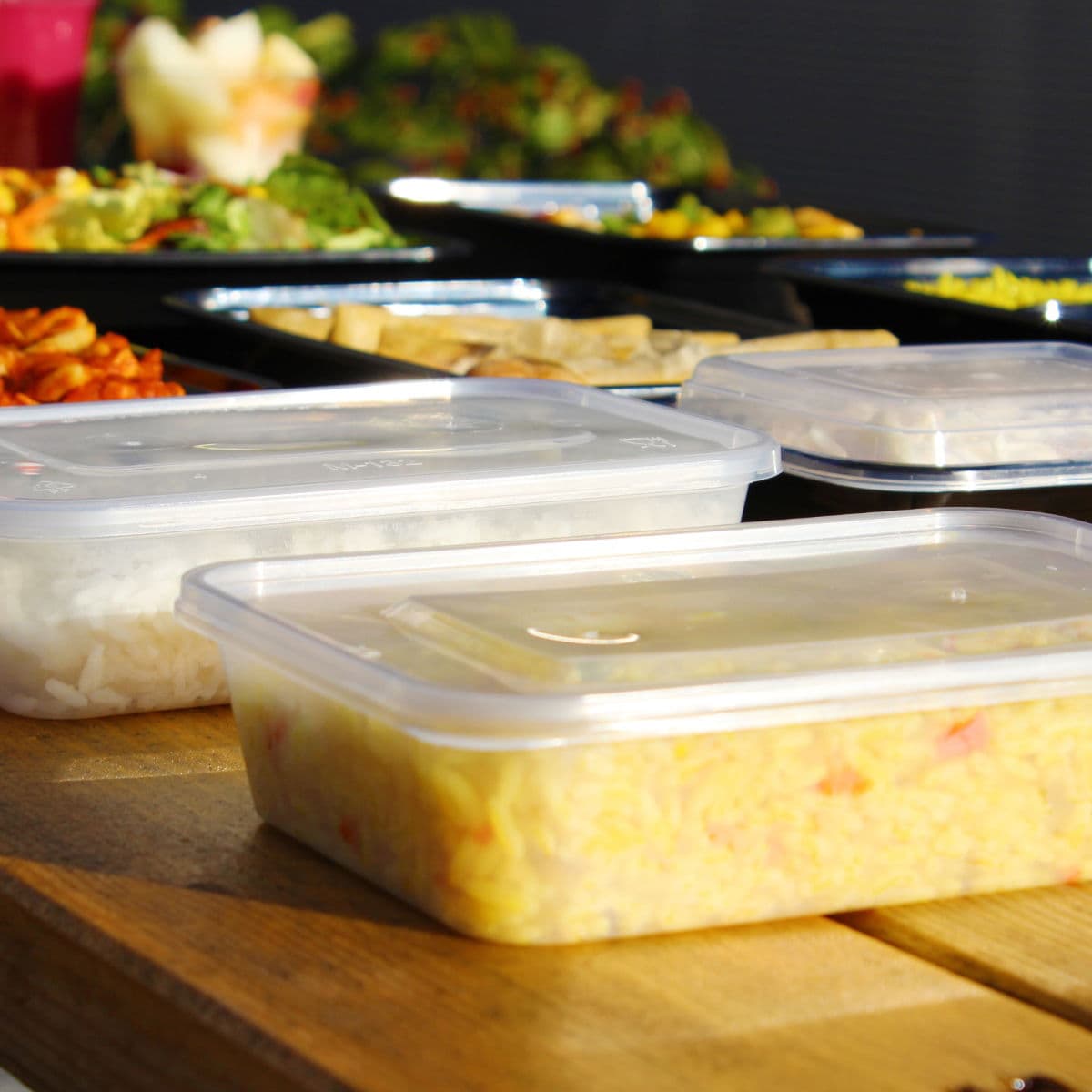 500ml Clear Microwavable Container & Lids â€“ Heavy Duty 2