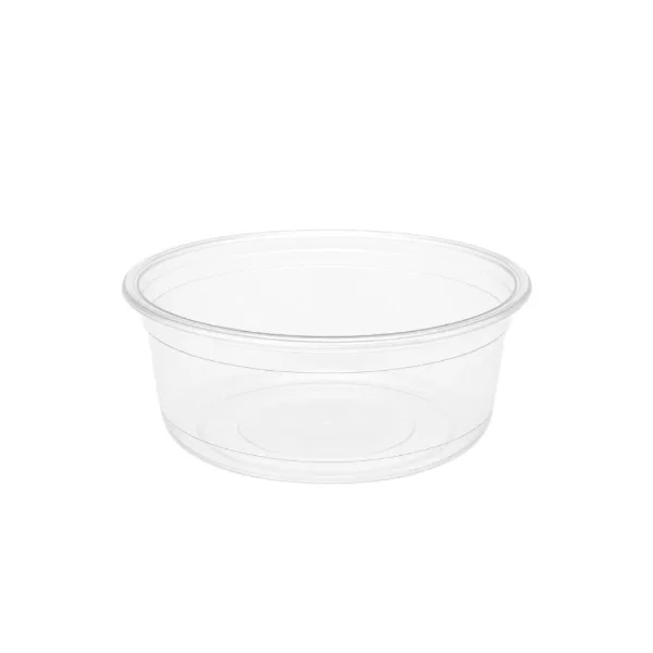 8oz Clear Round RPET Deli Container 2