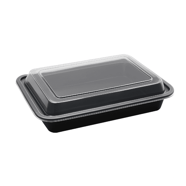 32oz Onyx PP Container (Black Base & Clear Lid Combo)