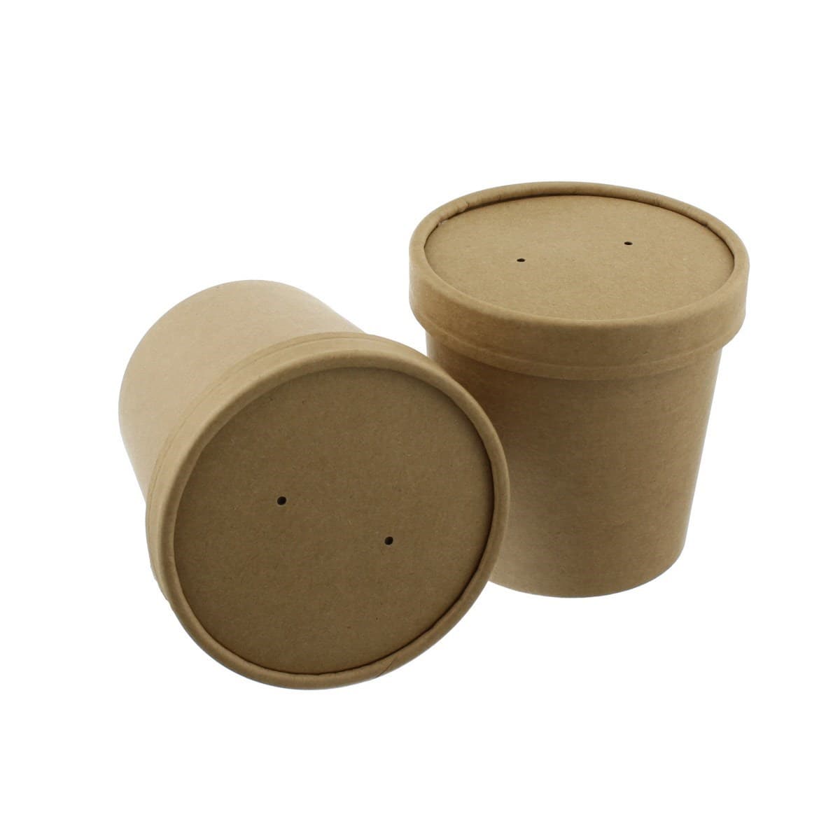 Brown Kraft Soup Cup & Lid (8oz)