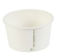 White Compostable Soup Container (12oz)