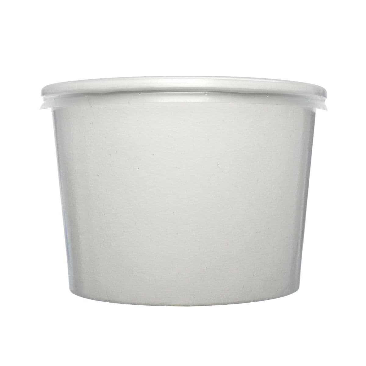 PP Soup Container & Plastic Lid Combo (12oz)