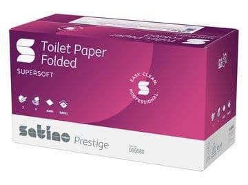 2ply Satino Bulk Pack White Toilet Paper