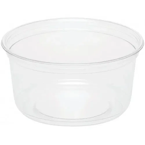 12oz Clear Round Acai RPET Container 2