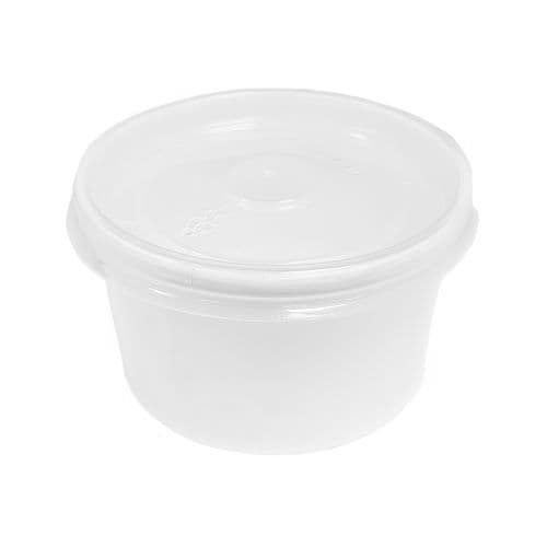 2oz White Paper Portion Pot