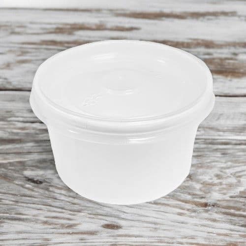 2oz White Paper Portion Pot 2