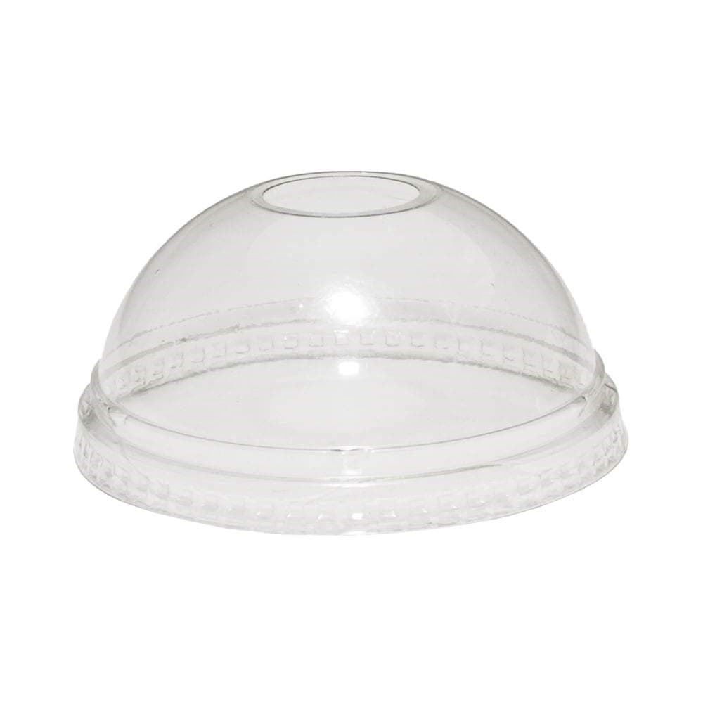 9/12/16/20oz Clear Dome Lid (With Hole)