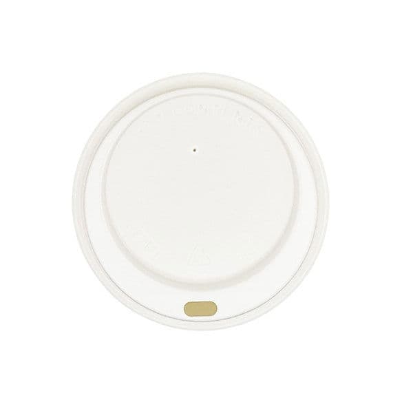80mm White Hot Cup Lid (Fits 8oz)