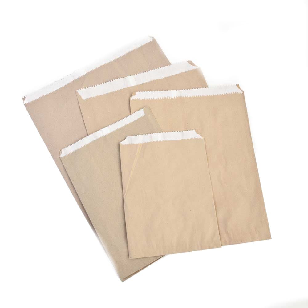 Greaseproof Lined Kraft Bags (2lb) (7"x9.5")