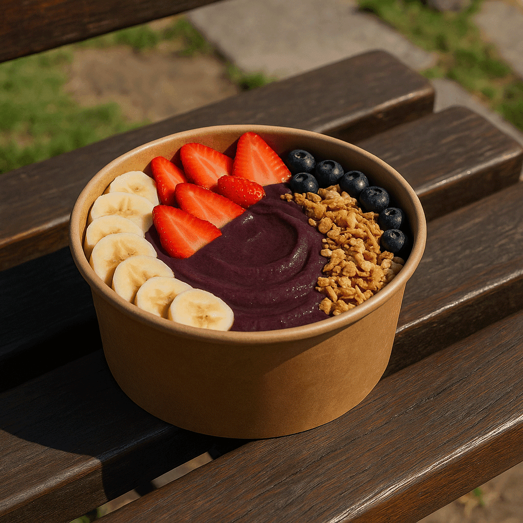 750ml Kraft Bowl (PE) (KB1) (6x50) 2