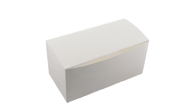 White Log Cake Box (8x4x4")