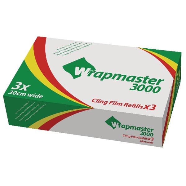 12" Clingfilm Refill Wrapmaster x3