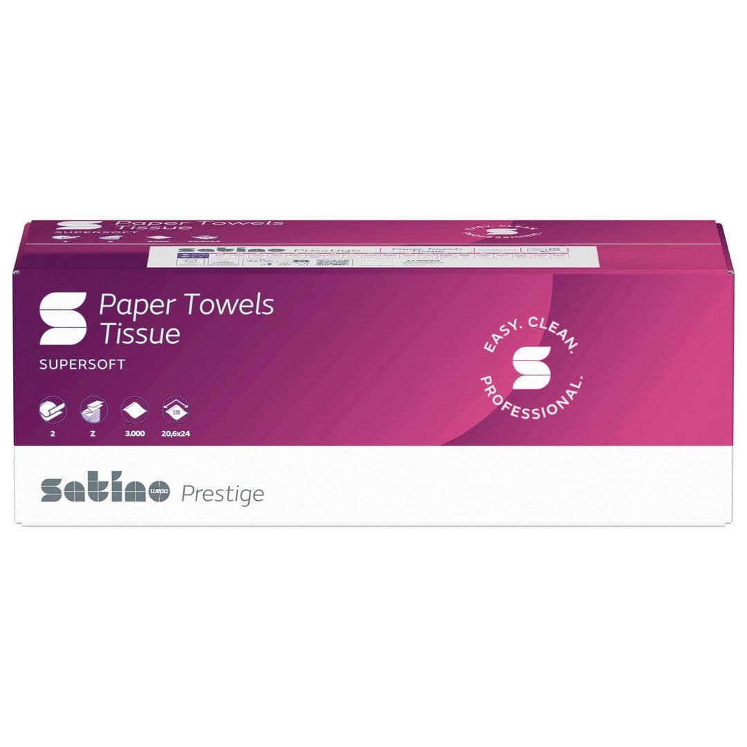 2ply Satino Prestige Zfold Hand Towel Eco