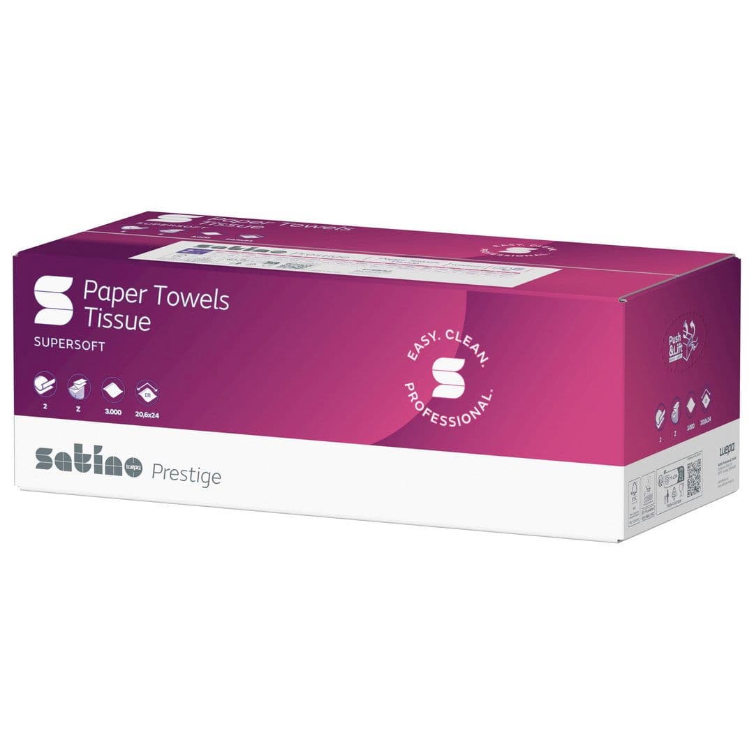 2ply Satino Prestige Zfold Hand Towel Eco 2