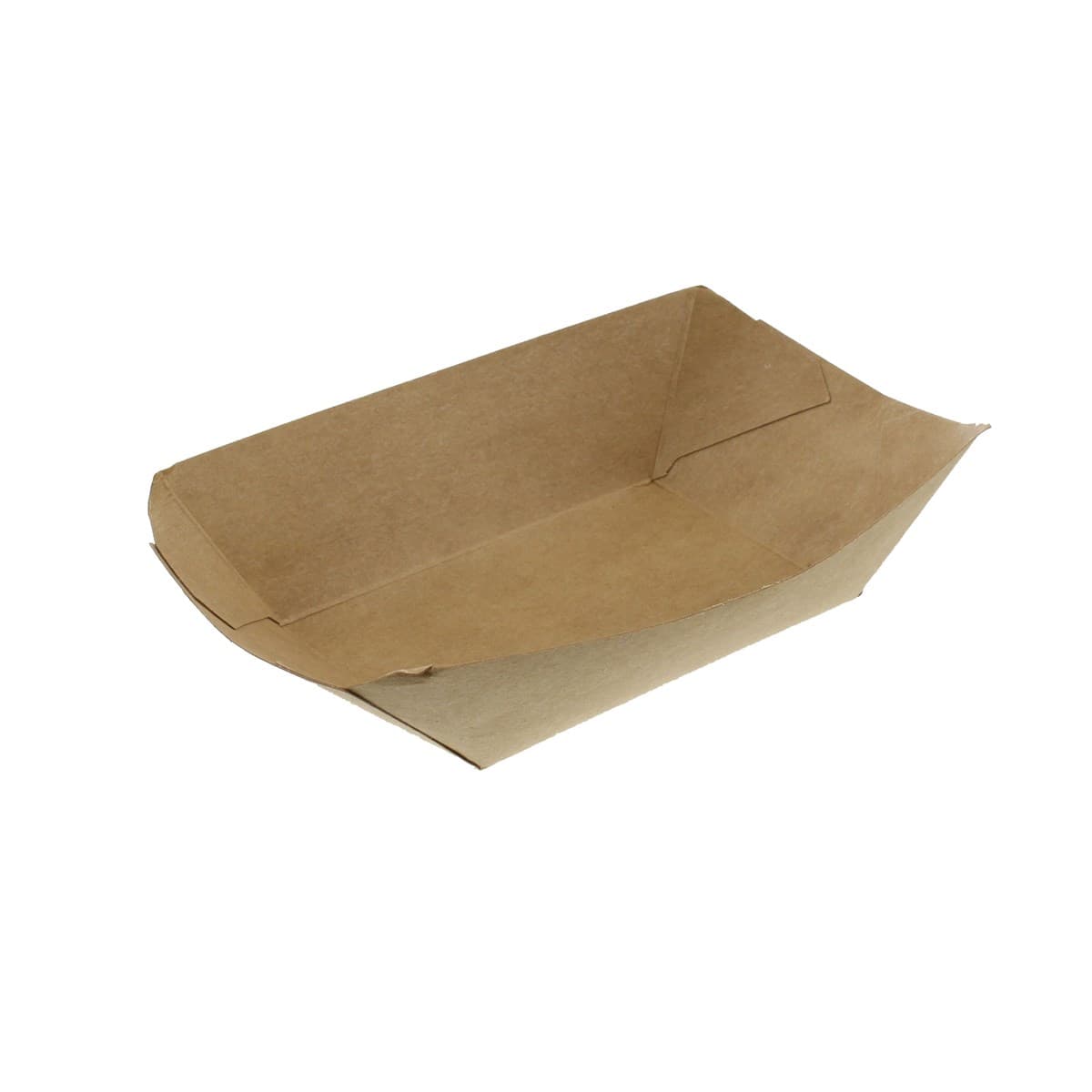 2lb Food Tray Kraft Brown 2
