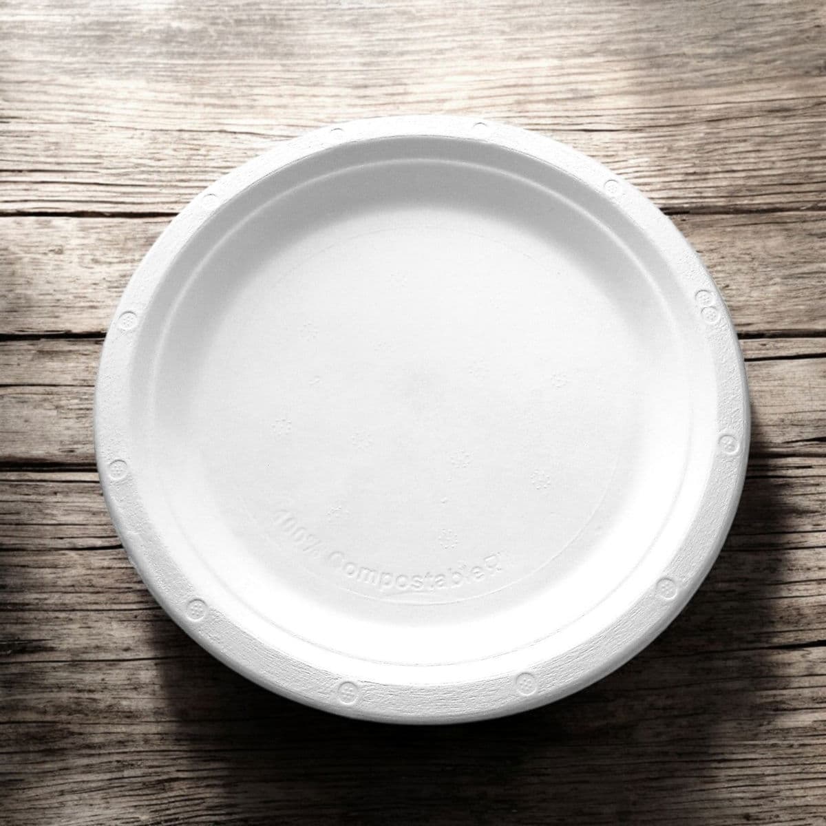 Bagasse Round Plate (9") 2