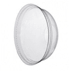 95mm Clear rPET Dome Lid (N/Slot)